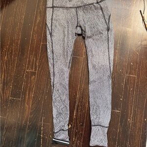 lululemon athletica Textured Black Leggings